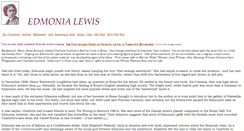 Desktop Screenshot of edmonialewis.com