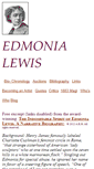 Mobile Screenshot of edmonialewis.com