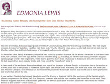Tablet Screenshot of edmonialewis.com